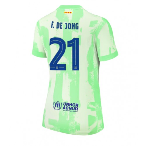 Fotbalové Dres Barcelona Frenkie de Jong #21 Dámské Alternativní 2024-25 Krátký Rukáv